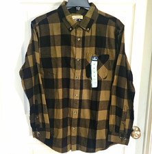 Magellan Outdoors Men's Classic Fit Plaid Flannel Shirt, Size M