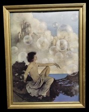 Maxfield Parrish 'Air Castles' Vintage Print, Framed, 12.5 x 17.25 inches — listing 6
