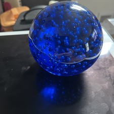 Cobalt Blue Depression-Style Glass Covered Butter Dish with Plaid/Criss-Cross Pattern — listing 5
