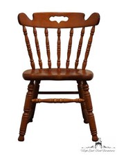 Tell City Chair Co. Hard Rock Maple Captain's Chair with Spindle Back — listing 2