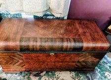 Lane Cedar Chest with Faux Drawer-Front Mule Chest Design, Maple Finish — listing 5