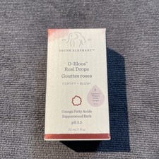 Drunk Elephant O-Bloos Rosi Drops Fortify + Blush Serum 30ml / 1 fl oz with Lala Retro Whipped Cream Sample — listing 3