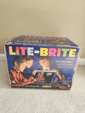 Vintage 1981 Hasbro Lite-Brite Model 5455 in Original Box with Pegs — listing 4
