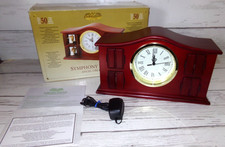 Mr. Christmas Mr Label clock Gold Label Symphony Surprise Animated Musical Mantel Clock — listing 4