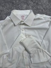 Brooks Brothers Madison Fit Non-Iron Glen Plaid Dress Shirt, Size 17.5-34 — listing 6