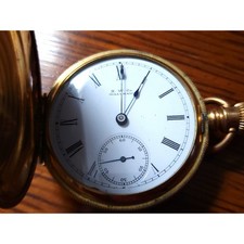 Vintage 1940s-1950s Waltham Men's Gold-Filled Square Tank Dress Watch with Subsidiary Seconds — listing 6