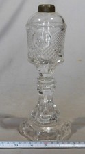 Vintage Sandwich Glass Pressed Glass Tableware Lot (Plates, Bowls, Nappies, Square Dishes, Handled Plate) — listing 4