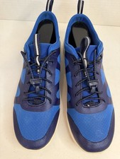 Lands' End Men's Water Shoes with Bungee Lace System, Blue/Gray Mesh, US 9.5 D