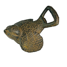 Vintage Figural Bird Bottle Opener, Silver-Tone Cast Metal Sparrow with Tail Opener — listing 5