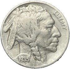 1935-S Buffalo Nickel (Indian Head Five Cents), San Francisco Mint — listing 2