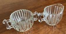 Jeannette Glass National Pattern Creamer with Gold Trim — listing 2