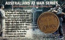 25th Anniversary of the Battle of Long Tan Commemorative Bronze Medallion (1966-1991) — listing 3