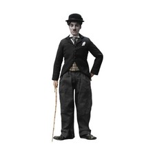Charlie Chaplin "The Tramp" Figural Statue with Cane, 43cm Tall — listing 4