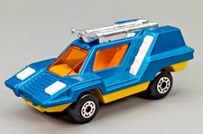 Matchbox Superfast Cosmobile Space Car, Teal with Yellow Base and Amber Windows — listing 6