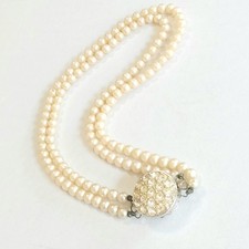 Sarah Coventry Gold-Tone Teardrop Faux Pearl Pendant Necklace — listing 3