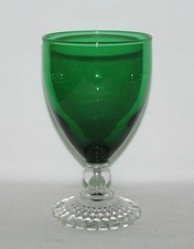Vintage Forest Green Depression-Style Three-Footed Console Bowl with Bubble and Swirl Pattern — listing 2