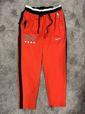Nike NBA 75th Anniversary Chicago Bulls Red Warm-Up Tearaway Pants — listing 5