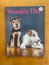 Woman's Day Magazine February 1950 Issue - Girl with Goldfish Bowl Cover — listing 2