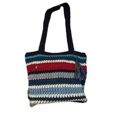 The Sak Originals Crochet Striped Tote Purse with Original Tassel — listing 6