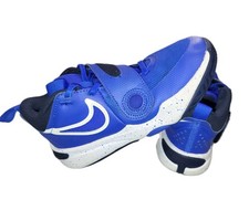Nike Team Hustle D 11 Basketball Shoe Black/White Kids — listing 6