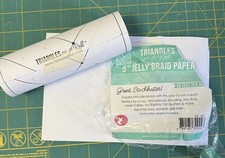 Triangles on a Roll 5" Jelly Braid Paper, 50 Feet Per Roll — listing 2