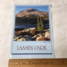 Lassen Volcanic National Park Postcard #165 - Manzanita Lake Reflecting Lassen Peak — listing 3