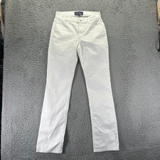 NYDJ White Stretch Denim Cropped/Capri Jeans 6-10 — listing 3