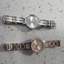 OPIA Multi-Function Silver-Tone Watch with Stretch Expansion Band
