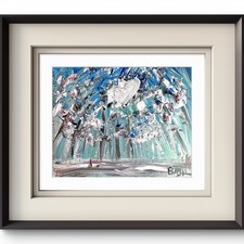 Original Painting on Canvas (verso view) — Art International Registered Work