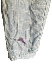 Tommy Bahama Men's White Linen Embroidered Camp Shirt — listing 6