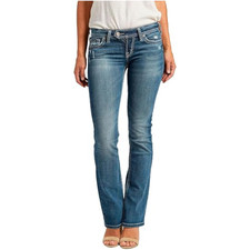 Silver Jeans Co. Tuesday Slim Bootcut Jeans, Women's Size 31, Medium Wash Blue — listing 6