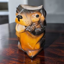 Vintage Ceramic Figural Dog Trinket Dish / Ashtray with Perched Puppy — listing 6