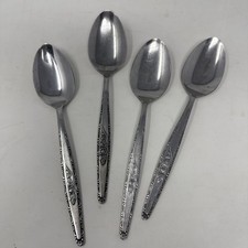 Vintage Ornate Floral Pattern Stainless Steel Tablespoon