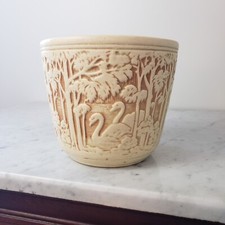 Weller Knifewood Swan Pattern Jardiniere — listing 2
