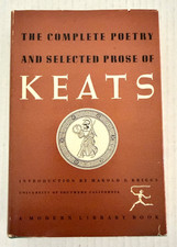 The Complete Poems of John Keats - Modern Library Hardcover