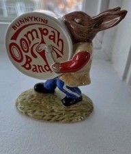 Resin Bunny Rabbit Drummer Figurine with Bongos and Drum — listing 4