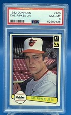 1982 Donruss Cal Ripken Jr. Rookie Card #405, Baltimore Orioles, Raw in Screwdown Holder — listing 2