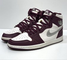 Air Jordan 1 Retro High GS 'Bordeaux' (Purple/Maroon), Size 7Y