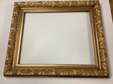 Antique Hand-Tinted Photographic Portrait of Young Child in Ornate Gilt Gesso Frame — listing 4