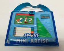Vintage 1982 Sawing Smurf Handyman PVC Figure on Card, Wallace Berrie & Co. (Peyo) — listing 2