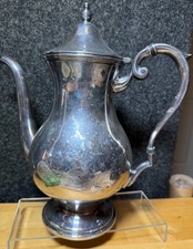 Vintage EPNS Silver Plate Coffee Pot with Black Handle, Made in Sheffield England — listing 6