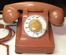 Vintage Western Electric Model 302 Rotary Desk Telephone, Black