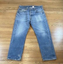 Levi's 501 Original Fit Straight Leg Denim Jeans, Medium Wash — listing 6