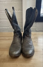 Justin Boots Men's Western Cowboy Boots, Style TX7002, Two-Tone Tan & Brown Leather, Size 10.5 D — listing 2