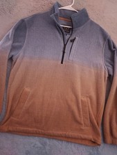 Billabong Adventure Division Men's Quarter-Zip Fleece Sweater Pullover, Size L — listing 2