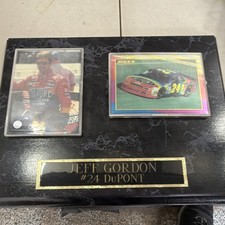 Jeff Gordon #24 DuPont Motorsports Framed Collectible with First Day Cover Stamp and Coin — listing 2