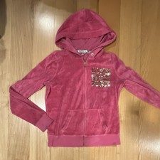 Victoria's Secret Black Velour Zip-Up Track Jacket, Size M — listing 4