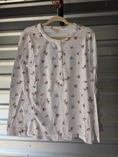 Style & Co. Women's Floral Ditsy Print Henley Short-Sleeve Knit Top, Size PL (Petite Large) — listing 5