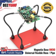 Adjustable Rotary Soldering Station Helping Hands with Magnifying Glass Base — listing 3