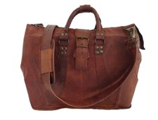 Vintage Hand-Tooled Leather Doctor's Bag / Gladstone Frame Bag with Crocodile Inset & Floral Liberty-Style Lining No visible mark at all — listing 2